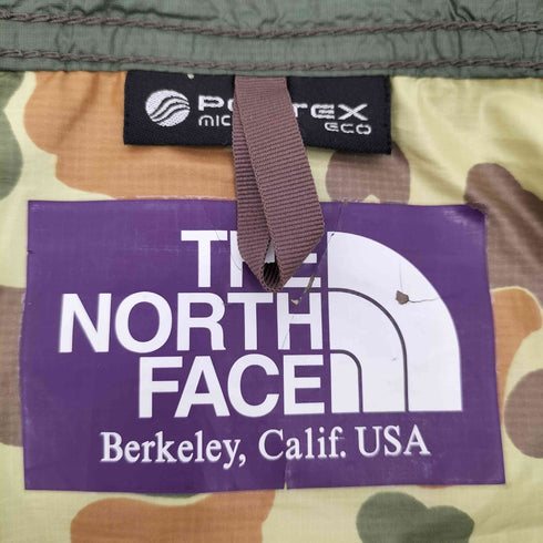 ノースフェイスパープルレーベル THE NORTH FACE PURPLE LABEL PERTEX カモフラ マウンテンパーカー メンズ S