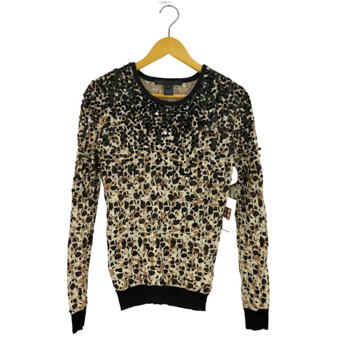 マークバイマークジェイコブス Marc by Marc Jacobs レオパード スパンコール ラメ ニットカットソー レディース import:XS