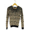 マークバイマークジェイコブス Marc by Marc Jacobs レオパード スパンコール ラメ ニットカットソー レディース import:XS