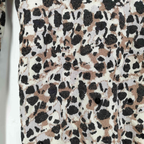 マークバイマークジェイコブス Marc by Marc Jacobs レオパード スパンコール ラメ ニットカットソー レディース import:XS
