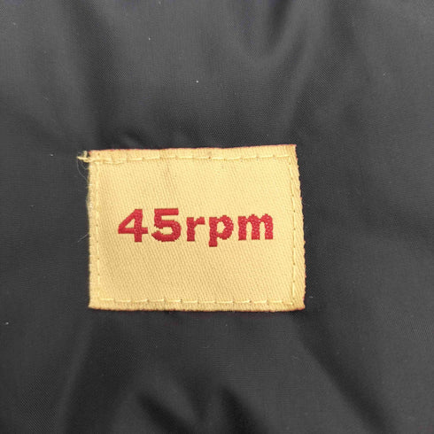 フォーティーファイブアールピーエム 45rpm ダウンベスト レディース