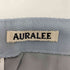 オーラリー AURALEE WOOL KID MOHAIR KERSEY SLIT SKIRT レディース 0