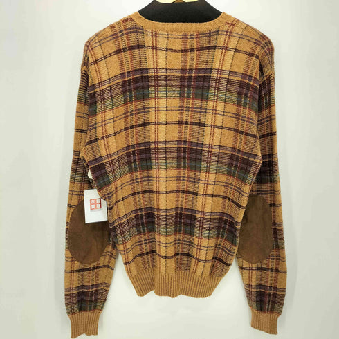 ポロバイラルフローレン Polo by RALPH LAUREN カシミヤ混くるみボタンポケット エルボパッチニットセーター メンズ M