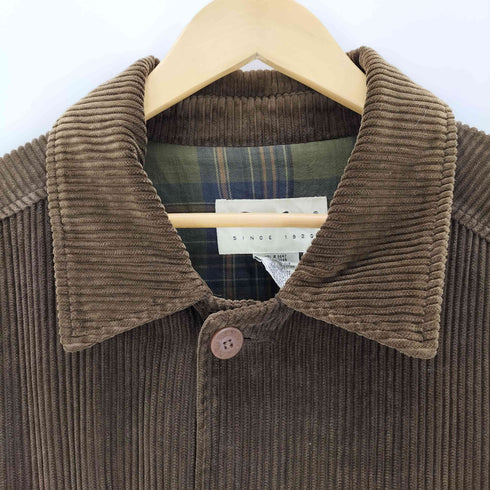 エディーバウアー Eddie Bauer 太畝コーデュロイコート 裏地チェック柄 メンズ JPN:M