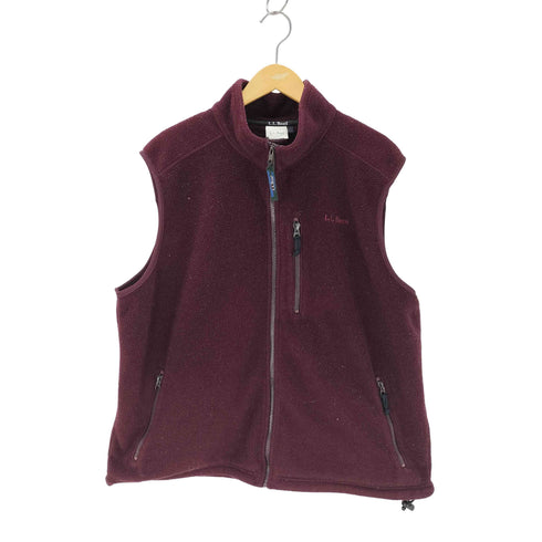 エルエルビーン L.L.Bean フリースジップアップベスト メンズ