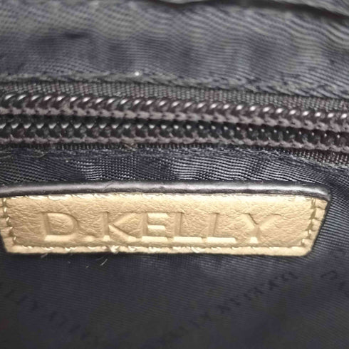 ディーケリー D.KELLY ロゴプレート サイドベルト 2WAY ハンド ショルダー バック レディース