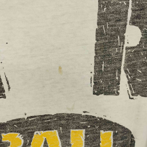 GUTS MADE IN USA 両面プリント クルーネックTシャツ シングルステッチ メンズ