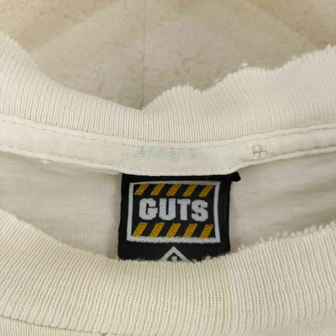 GUTS MADE IN USA 両面プリント クルーネックTシャツ シングルステッチ メンズ