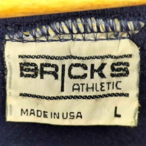 BRICKS ATHLETIC 両面プリント BREWSTERS SHIP YARD ラグランスウェット メンズ import:L