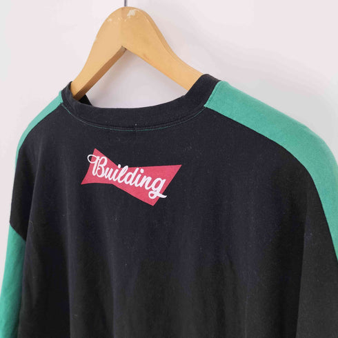 ヴォルカンアンドアフロダイティ VOLCAN&APHRODITE 韓国製 ロゴ プリント タバコ ファイヤー ビックシルエット L/S Tシャツ メンズ ONE SIZE