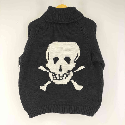 NO MEANS NO スカル カウチンニット メンズ JPN:L