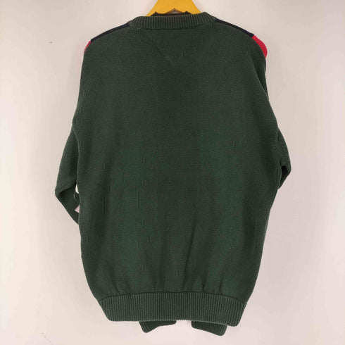 トミーヒルフィガー TOMMY HILFIGER 90S ストライプ コットンニット メンズ JPN:XL