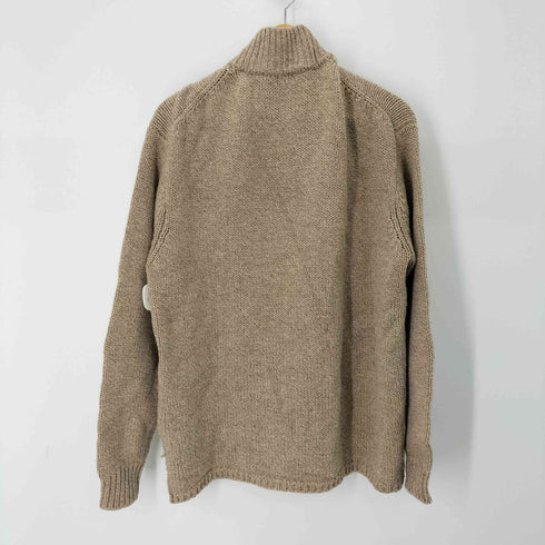 ポールスミスロンドン Paul Smith LONDON ジップアップ ケーブルニットドライバーズニット メンズ 2L-3L