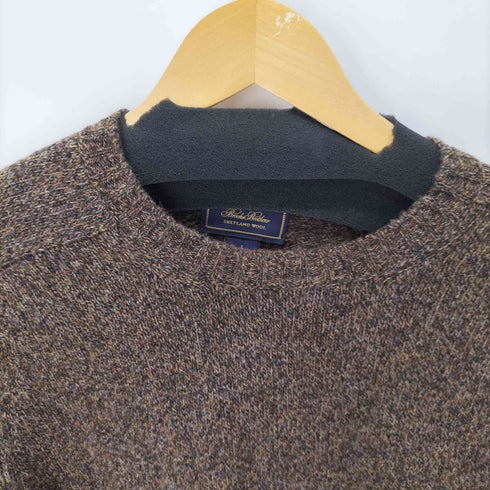 ブルックスブラザーズ BROOKS BROTHERS シェットランドウール クルーネックセーター メンズ L