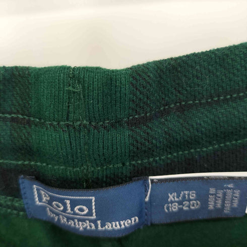 ポロバイラルフローレン Polo by RALPH LAUREN Lounge Pants タータンチェックスウェットパンツ レディース JPN:XL