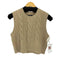 ポロバイラルフローレン Polo by RALPH LAUREN クロップド ケーブル ウールカシミヤ セーター ニットベスト レディース import:M
