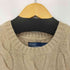 ポロバイラルフローレン Polo by RALPH LAUREN クロップド ケーブル ウールカシミヤ セーター ニットベスト レディース import:M