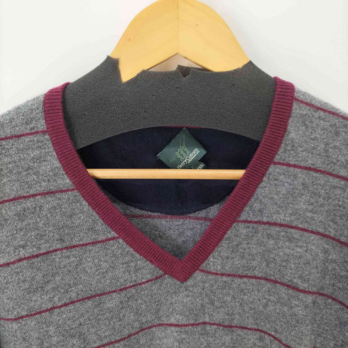ヘンリーコットンズ Henry Cottons カシミヤ混 Vネックニット メンズ XXL