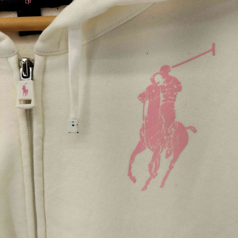ラルフローレン RALPH LAUREN ビッグポニー 裏起毛 フルジップ スウェットパーカー レディース import:M