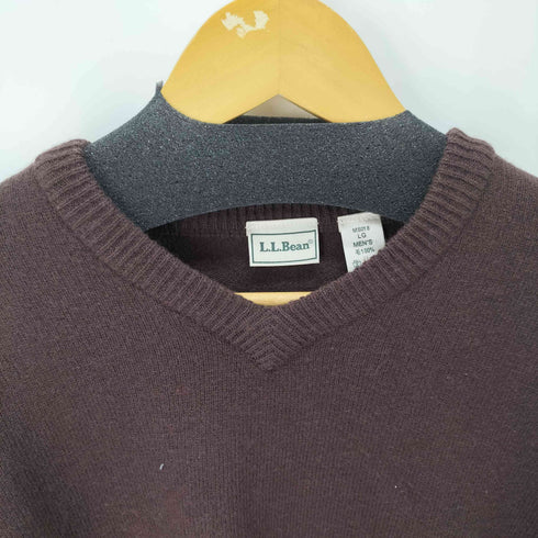 エルエルビーン L.L.Bean ウール Vネックニット メンズ L