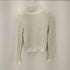 ザラ ZARA フリルハイネック ラメニット レディース import:M