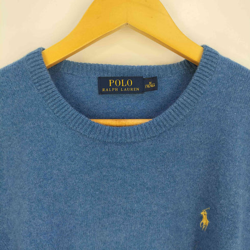 ポロラルフローレン POLO RALPH LAUREN ポニー刺繍 ウール クルーネック ニット メンズ import:M