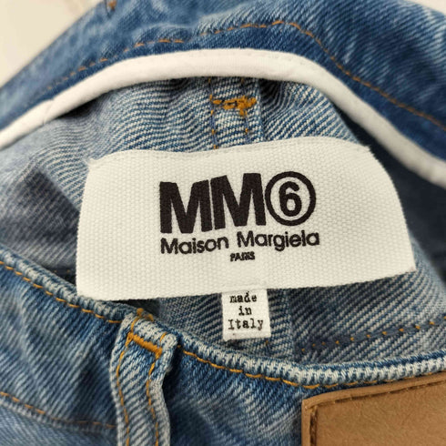 エムエムシックスメゾンマルジェラ MM6 Maison Margiela バックトゥバックデニムパンツ レディース JPN:38