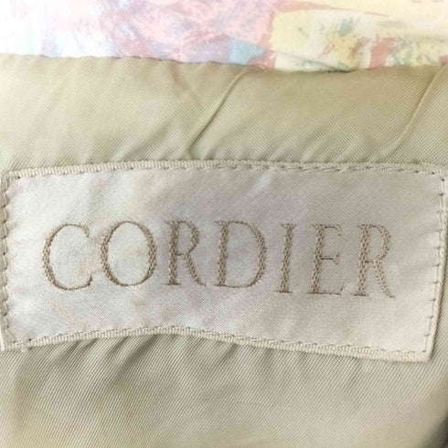 コルディア CORDIER 総柄ダウンジャケット レディース 40