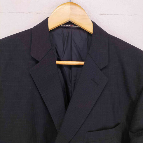 ゴルチエオムオブジェ GAULTIER HOMME objet マイクロチェック ウールテーラードジャケット メンズ 46B