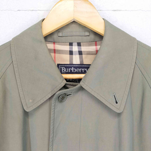 バーバリーズ BURBERRYS 玉虫 裏地ノヴァチェックステンカラーコート メンズ S