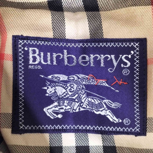 バーバリーズ BURBERRYS 玉虫 裏地ノヴァチェックステンカラーコート メンズ S