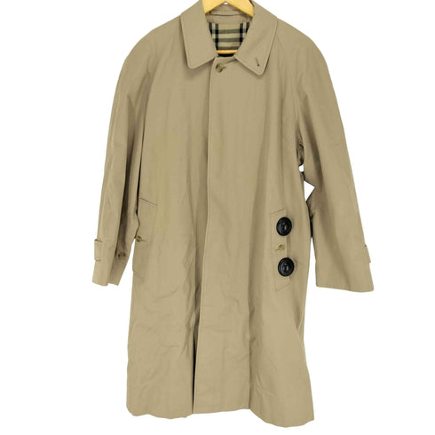 バーバリーロンドン BURBERRY LONDON MADE IN ENGLAND 裏地ノヴァチェックステンカラーコート メンズ