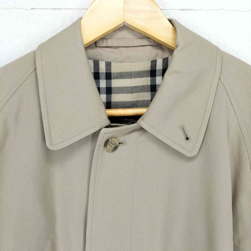 バーバリーロンドン BURBERRY LONDON MADE IN ENGLAND 裏地ノヴァチェックステンカラーコート メンズ