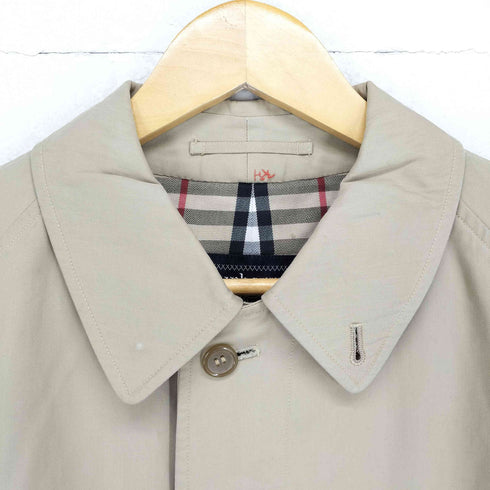 バーバリーズ BURBERRYS 70S~ STYLED IN ENGLAND 裏地ノヴァチェックステンカラーコート メンズ