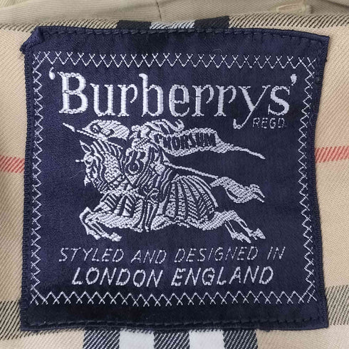 バーバリーズ BURBERRYS 70S~ STYLED IN ENGLAND 裏地ノヴァチェックステンカラーコート メンズ