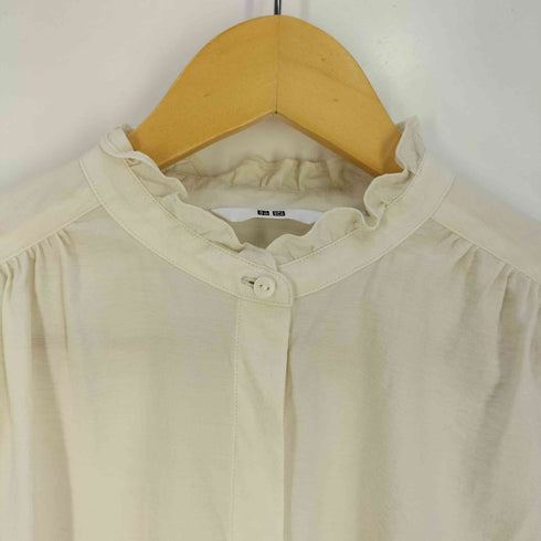 ユニクロ UNIQLO フリルブラウス レディース JPN:M