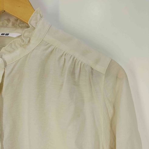 ユニクロ UNIQLO フリルブラウス レディース JPN:M