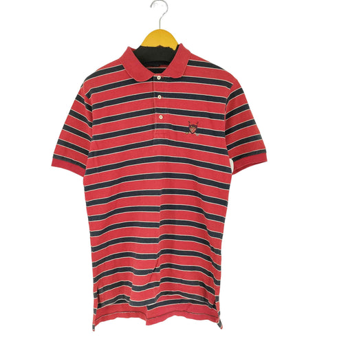 ポロバイラルフローレン Polo by RALPH LAUREN マレーシア製 ボーダーポロシャツ メンズ JPN:M