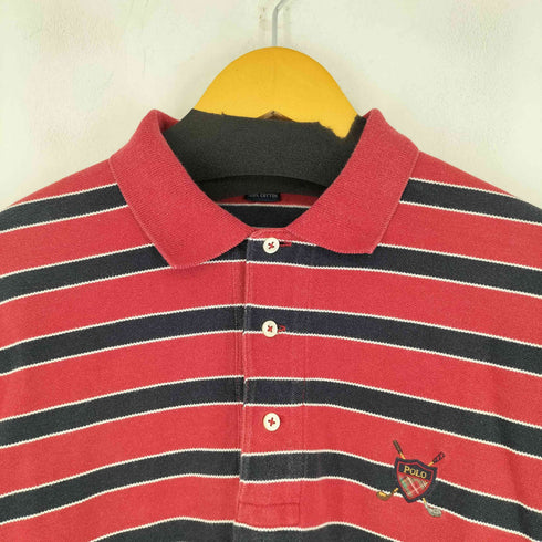 ポロバイラルフローレン Polo by RALPH LAUREN マレーシア製 ボーダーポロシャツ メンズ JPN:M