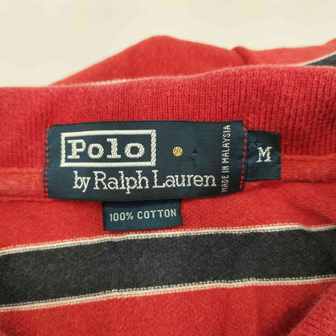 ポロバイラルフローレン Polo by RALPH LAUREN マレーシア製 ボーダーポロシャツ メンズ JPN:M