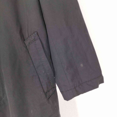 ローブドシャンブルコムデギャルソン robe de chambre COMME des GARCONS AD2002 03SS ステッチデザインウールステンカラーコート レディース