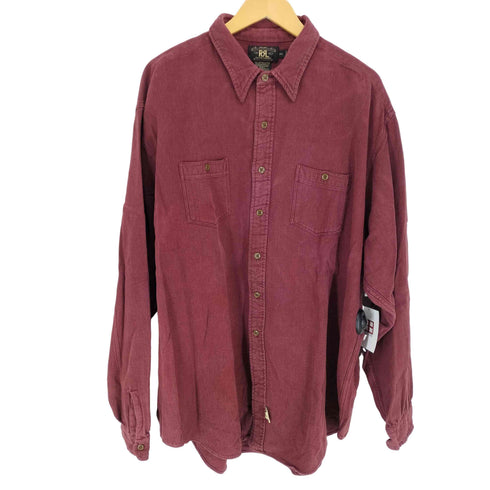 ダブルアールエルラルフローレン RRL RALPH LAUREN 90S 三ツ星タグ コットンワークシャツ メンズ XXL