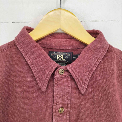 ダブルアールエルラルフローレン RRL RALPH LAUREN 90S 三ツ星タグ コットンワークシャツ メンズ XXL