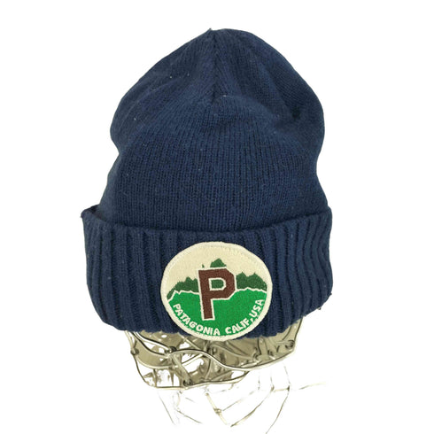 パタゴニア patagonia パッジ刺繍 ウール ニット帽 ビーニー メンズ ONE SIZE
