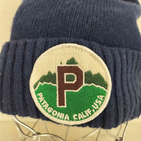 パタゴニア patagonia パッジ刺繍 ウール ニット帽 ビーニー メンズ ONE SIZE
