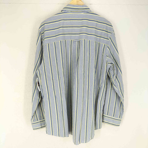 チャップス CHAPS EASY CARE ボタンダウン ストライプ レギュラーカラーシャツ メンズ JPN:L