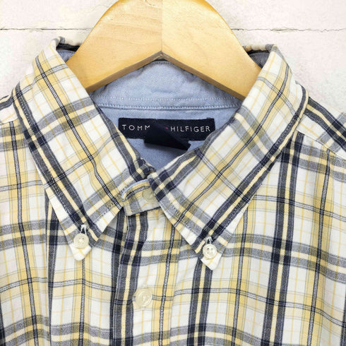 トミーヒルフィガー TOMMY HILFIGER マドラスチェック ボタンダウン 長袖シャツ メンズ JPN:XL