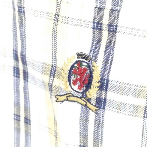 トミーヒルフィガー TOMMY HILFIGER マドラスチェック ボタンダウン 長袖シャツ メンズ JPN:XL