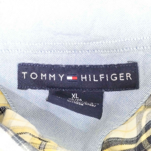 トミーヒルフィガー TOMMY HILFIGER マドラスチェック ボタンダウン 長袖シャツ メンズ JPN:XL