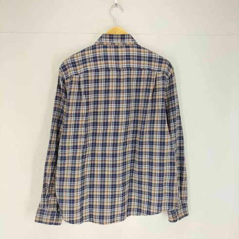BLACK BROWN バングラディシュ製 フランネルチェック 長袖シャツ メンズ JPN:XL